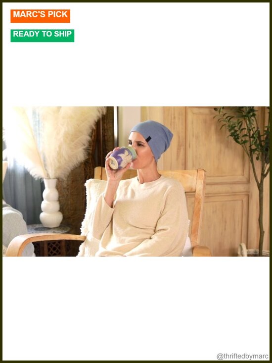 100% Cotton Soft Stretchy Beanie Hat for Hair Loss main image 5